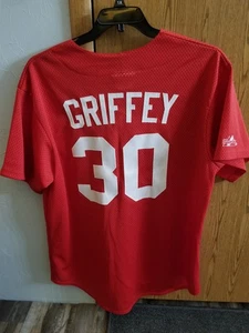 Ken Griffey Jr. Majestic Authentic Collection Reds Batting Practice Jersey Large - Picture 1 of 7