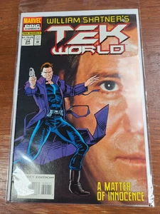 William Shatner's TekWorld Comic Book #24 (Marvel Comics 1994) imballato/imbarcato - Foto 1 di 4