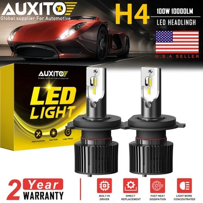 AUXITO H4 White LED Hi-Low Beam Headlight Bulbs 80000LM  for Honda Odyssey 95-04 Foto 1 de 4