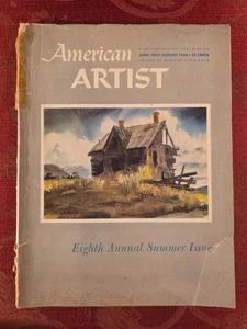 AMERICAN ARTIST June 1958 Ken Riley Dong Kingman Joseph Hirsch Henry Koehler - Bild 1 von 1