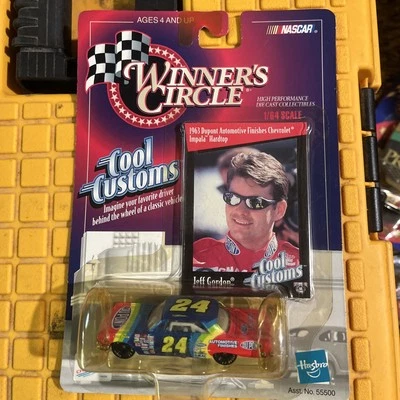 Jeff Gordon NASCAR Winners Circle Cool Customs 1963 Impala 1:64 Diecast Car! - Image 1 of 4