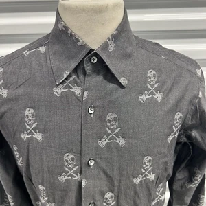 1 Like No Other Shirt männlich Rock Roll Grunge Totenkopf Knochen Gitarre Gr. 2 Medium - Bild 1 von 15