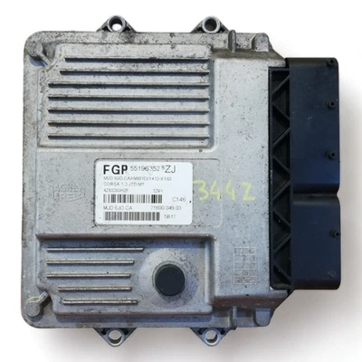 CENTRALINA MOTORE PER OPEL Corsa C 5P 2° Serie 55196352 Z13DT Diesel 1300 (03>0 - Immagine 1 di 3