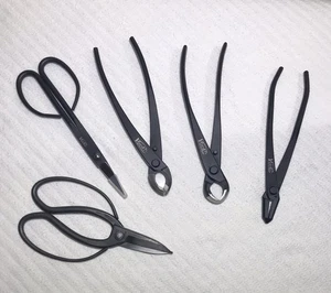 VOUIU 4 Stück Bonsai Werkzeug Set & 1 Joshua Roth/Joshy 7" Ohkubo Hasami Schere - Bild 1 von 11