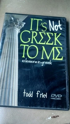 It's Not Greek To Me -10 Lessons + (Bible refered) by Todd Friel DVD. Like New! - Image 1 of 2