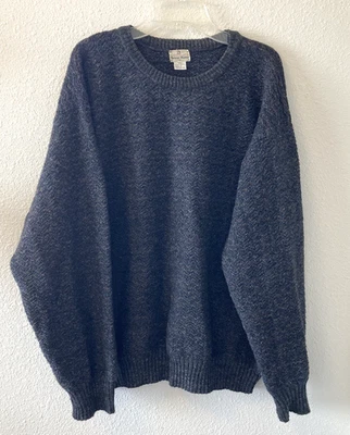 Suéter vintage para hombre 100 % lana virgen talla XL Grandpacore Dadcore Neiman Marcus Foto 1 de 4