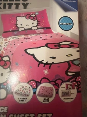 Juego de sábanas de 3 piezas Hello Kitty Twin Foto 1 de 4