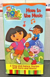 Dora The Explorer Move to the Music (VHS, 2002) GD - Imagen 1 de 5
