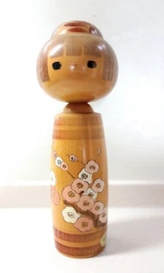 Vintage Japanese Traditional Kokeshi doll 31cm 12" Tokiko Oe Bun Hair LARGE - Picture 1 of 9
