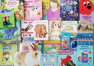 Lot of 12 Mixed Board Books for Children, Kids, Toddler Babies Preschool Daycare - Picture 1 of 7