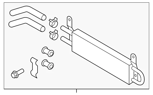 Nissan GT-R 2009-2024 genuino - enfriador de aceite de dirección asistida 49790-JF00A Foto 1 de 2