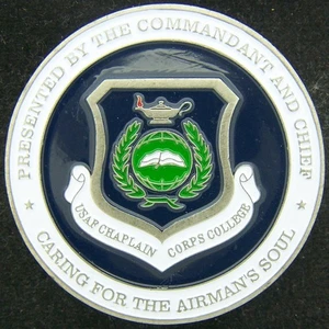 Moneta sfida comandante e capo corpo cappellano USAF college - Foto 1 di 2