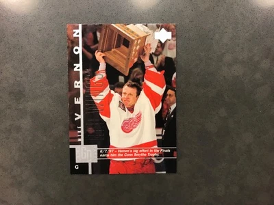 1997-98 Upper Deck Hockey - Mike Vernon #60 Red Wings Conn Smythe - Image 1 of 2