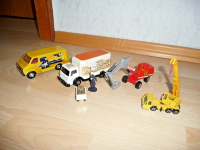 Matchbox Konvolut Super Kings K-19 Security, Dodge Van Michelin K-39, Bagger K-1 - Bild 1 von 4