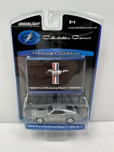 Rare Greenlight Midnight Edition 1969 Ford Mustang Mach 1 428 SCJ Raw Chase - Picture 1 of 3