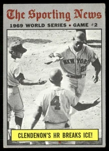 Topps World Series Game 2 1970 - Clendenon's (inchiostro sul retro) New York - Foto 1 di 2