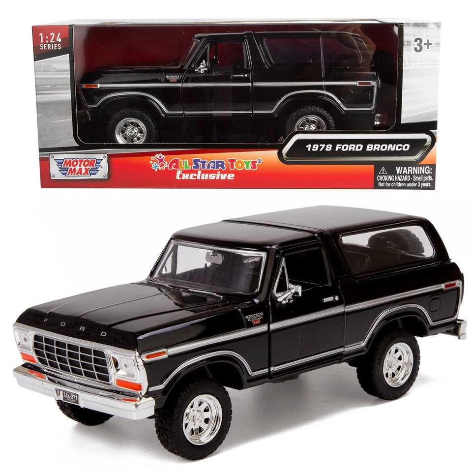 Motormax 79371CRM 1978 Ford Bronco Ranger XLT 1/24 Diecast Model Car
