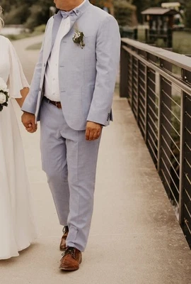 DIGEL Herrenanzug / Hochzeit /Hellblau Gr26/27 - Bild 1 von 2