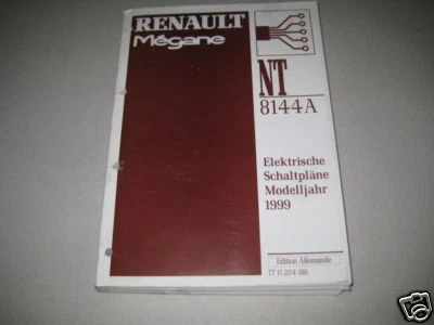 Manual de Instrucciones Diagramas de Cableado Renault Megane, Stand 1999 - Imagen 1 de 1