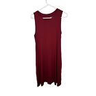 NWT Time and Tru Sleeveless Dress Red Large