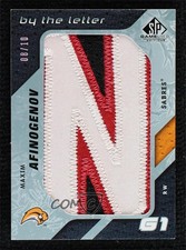 2008-09 SP Game Used Edition By the Letter /10 Maxim Afinogenov #BTL-AM