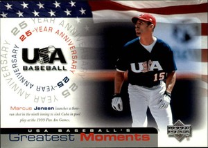 2004 (TEAM USA) USA Baseball 25th Anniversary #199 Marcus Jensen GM