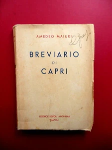 Breviario di Capri Amedeo Maiuri Ed. Rispoli Anonima Napoli 1937 1° Ed. Raro - Foto 1 di 8