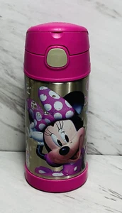 Thermos Funtainer Minnie Mouse Beverage Bottle Pink 12 oz - Picture 1 of 7