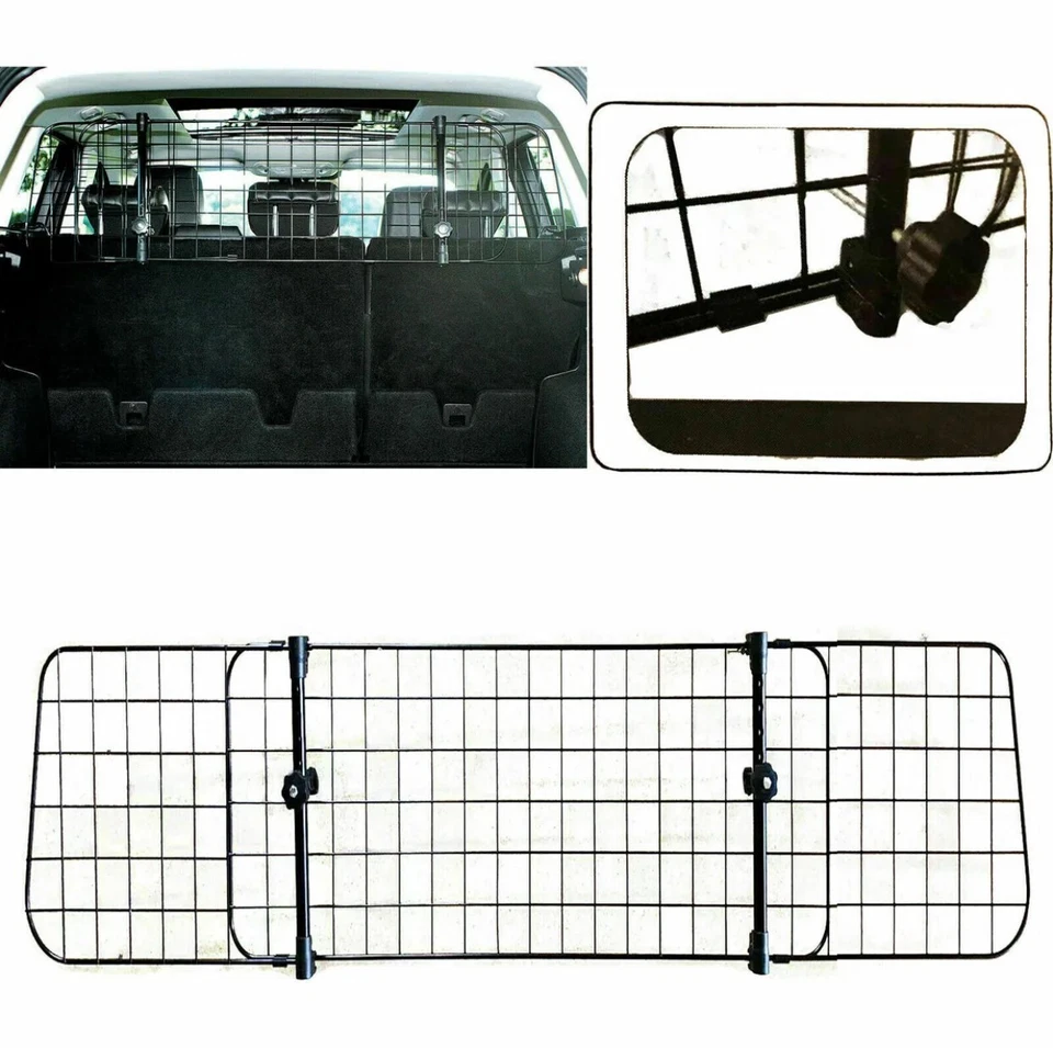 For CHRYSLER GRAND VOYAGER - Heavy Duty Headrest Dog Pet Guard Mesh Adjustable — 第 1/4 张图片