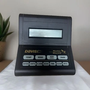 RARE Davis Instruments Weather Wizard II #7420 Display Console & Junction Cable - Picture 1 of 2