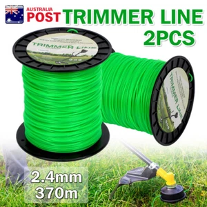 2Pcs Trimmer Line Whipper Snipper Cord Brush Cutter Brushcutter 2.4mm x 370M AU - Picture 1 of 12