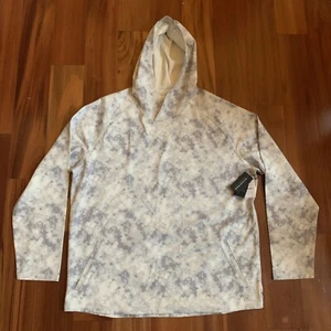Mizzen + Main Size 2XL Men's Light Pastel Gray Camo ProFlex Long Sleeve Hoodie - Picture 1 of 6