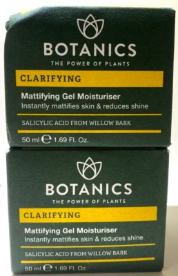 Lote de 2 Gel Hidratante Matificante Clarificante Botanics - 50 ml cada uno Foto 1 de 2