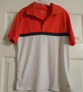 Boy's BCG Short Sleeve Polo Shirt Size S Or 8 Red & White Excellent Condition - Picture 1 of 4