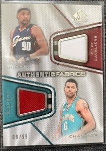 2007-08 SP Game Used - Gooden/Chandler - Authentic Fabrics Dual - AFD-WC