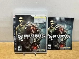 Sony Playstation 3 PS3 Bionic Commando 2009 Capcom Action Game CIB Complete - Picture 1 of 5