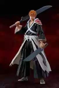Bleach Thousand-Year Blood War S.H. Figuarts Ichigo Kurosaki Dual Zangetsu 16cm - Bild 1 von 6
