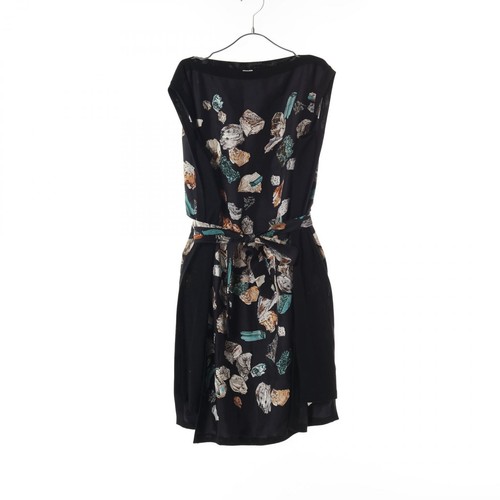 HERMÈS Abito HERMES twillaine seta lana seta nero multicolore usato do tg