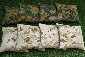 Cornhole Sitzsäcke 8er Set ACA Regulation Bags USMC DIGITAL CAMO - Bild 1 von 2