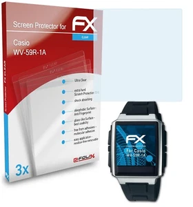 atFoliX 3x Folia ochronna ekranu do Casio WV-59R-1A Ochrona ekranu przezroczysta - Zdjęcie 1 z 8