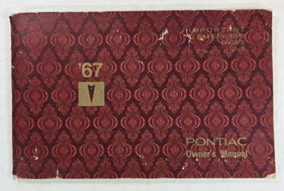 1967 Pontiac Owners Manual Tempest LeMans GTO Grand Prix Catlalina - Image 1 of 4
