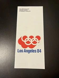 1984 Los Angeles Olympics Summer Games Pamphlet Info - Picture 1 of 4