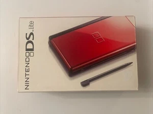 Nintendo DS Lite Crimson Red/Black Console Box - No System Empty Box Only - Picture 1 of 6