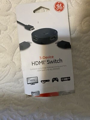GE Model 33624 ~ 3 Device HDMI Switch - Image 1 of 2