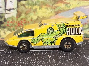 Spoiler Hot Wheels Vintage 1976 Sport Incredibile Hulk Van Giallo - Foto 1 di 7