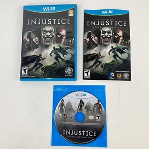 Injustice: Gods Among Us For Nintendo Wii U 2013 Complete w/ Manual Tested - Picture 1 of 8