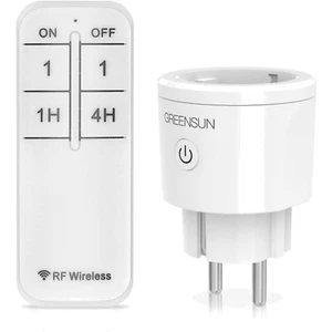 Funksteckdosen, Fernbedienung, Timer, 16A, 3680W, Innen, Smart, Licht - Bild 1 von 9
