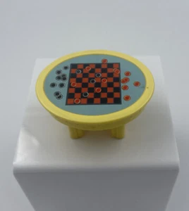 Fisher Price Loving Family Dollhouse Checkers Checkerboard Game Table - Picture 1 of 4