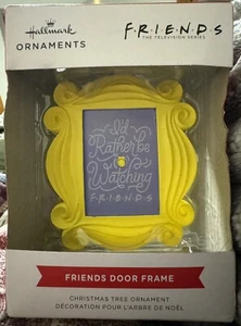 Neu im Karton! Hallmark Friends TV Show TÜRRAHMEN 3 Zoll Harz Christbaumschmuck Dekor - Bild 1 von 2