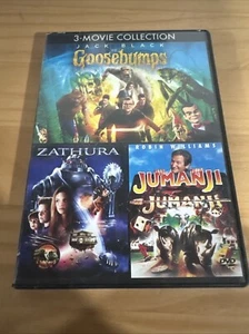 Goosebumps, Zathura. Jumanji 3 Movie Collection - DVD - - Imagen 1 de 3